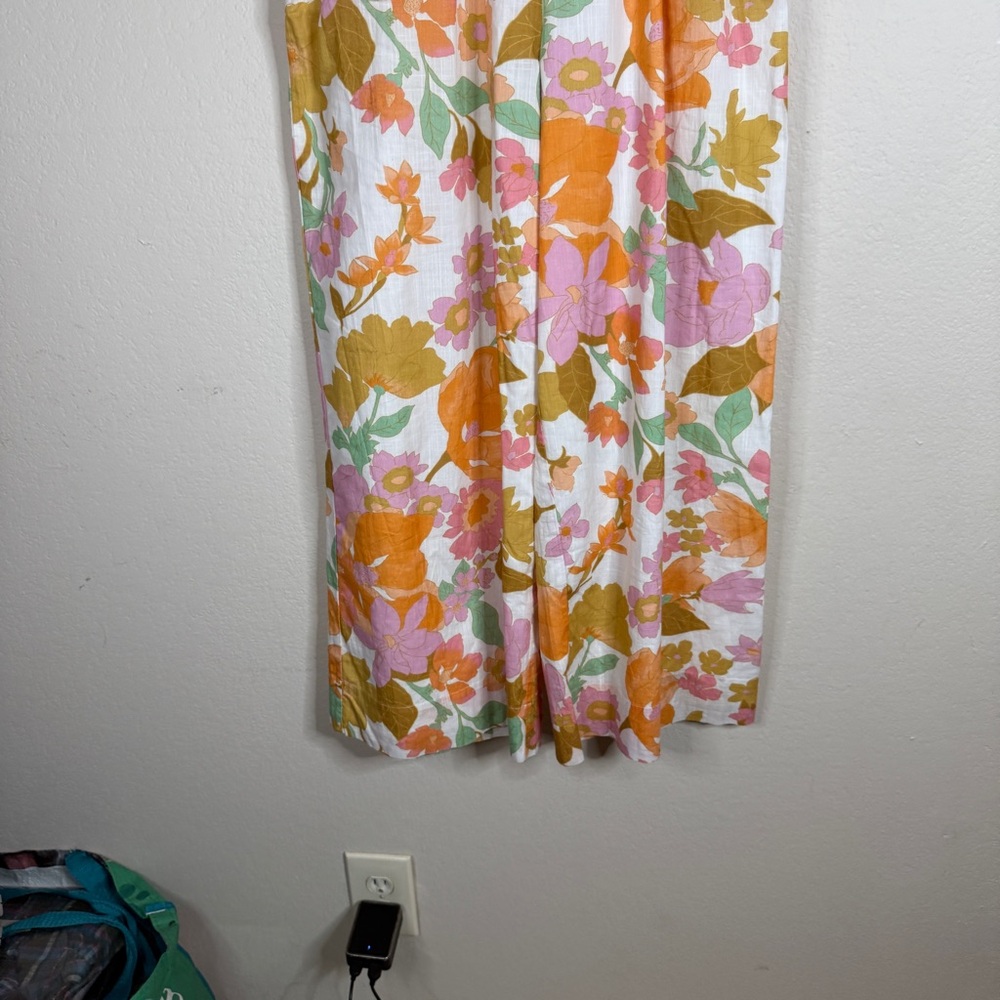 MILLE harmony floral Alessia tie back ruffled jumpsuit EXTRA SMALL - Picture 6 of 9